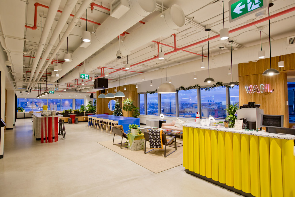 Espace de coworking moderne